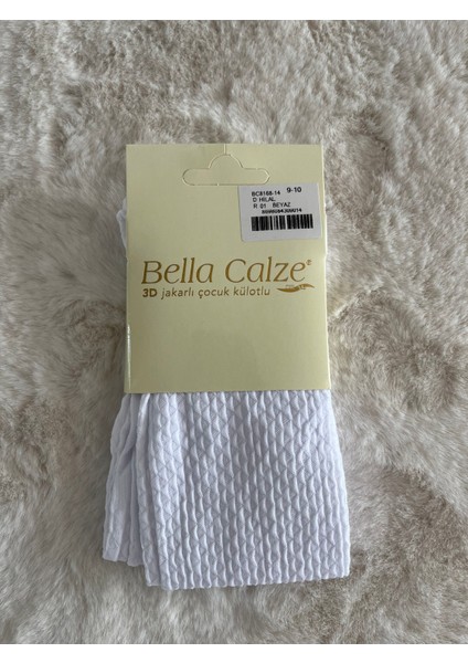 Jakarlı Desenli Külotlu Çorap