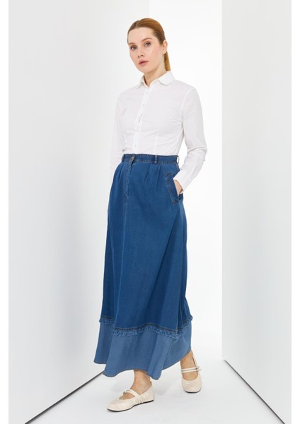 Kadın Yazlık Ince Denim Kot Etek 52011 fiyatları