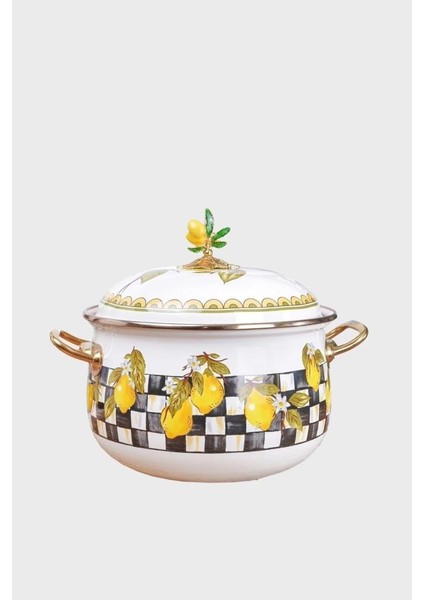 Lemon Emaye Tencere 22CM