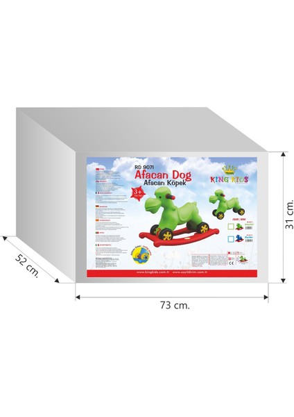 Sallanan Figür Köpek – 2 Fonksiyonlu Çocuk Sallanan Tekerlekli Oyuncak 3+ Yaş fırsatları