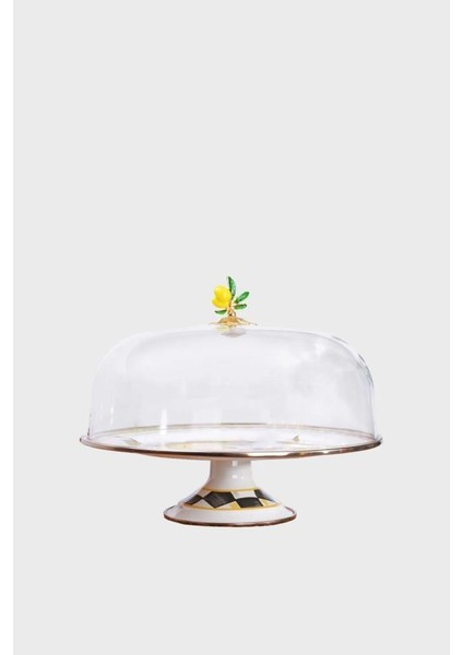 Lemon Emaye Kek Fanusu 30 cm