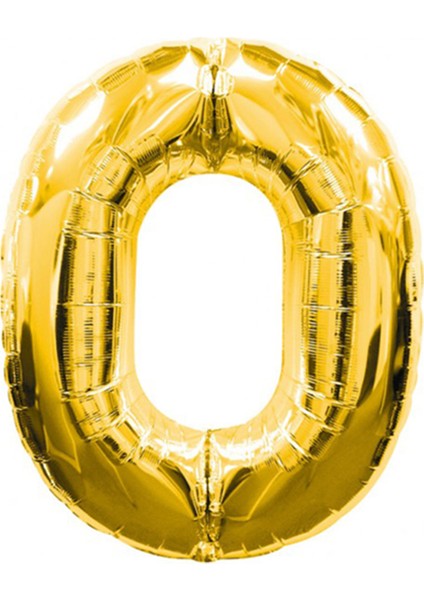 0 Rakamlı Folyo Balon Gold Renk 40 Inç fiyatları