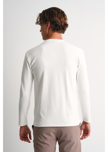 Alexandergardı Bisiklet Yaka Dar Kesim Uzun Kollu Erkek T-Shirt fırsatları