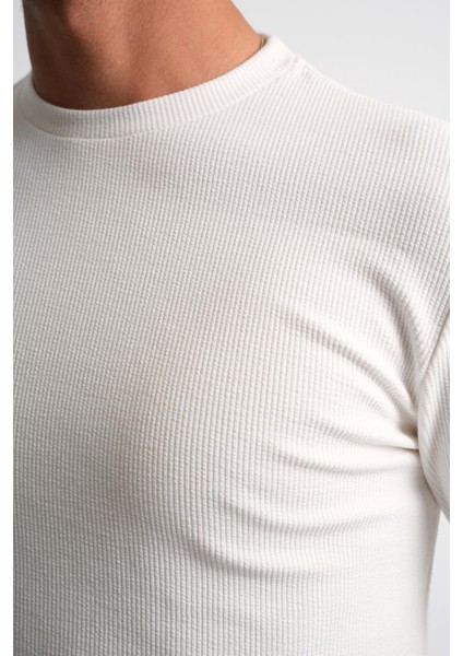 Alexandergardı Bisiklet Yaka Dar Kesim Uzun Kollu Erkek T-Shirt indirimleri