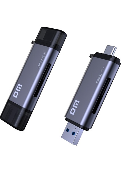 CR031 Usb3.1 ve Type-C Micro Sd Tf – Sd Kart Okuyucu Çevirici