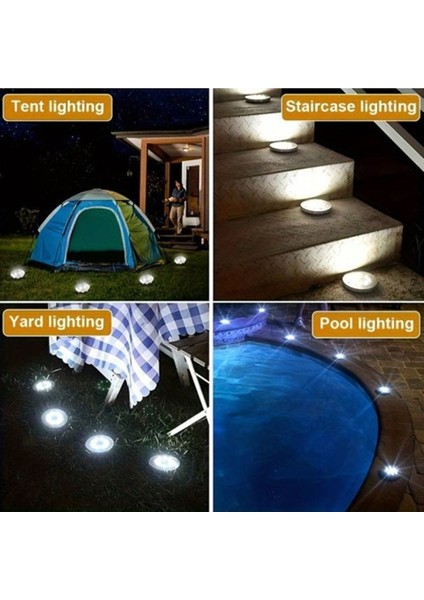 4'lü Solar Panelli Kazıklı Bahçe Aydınlatması indirimleri