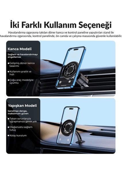 Magsafe Uyumlu Manyetik Araç Içi Telefon Tutucu
