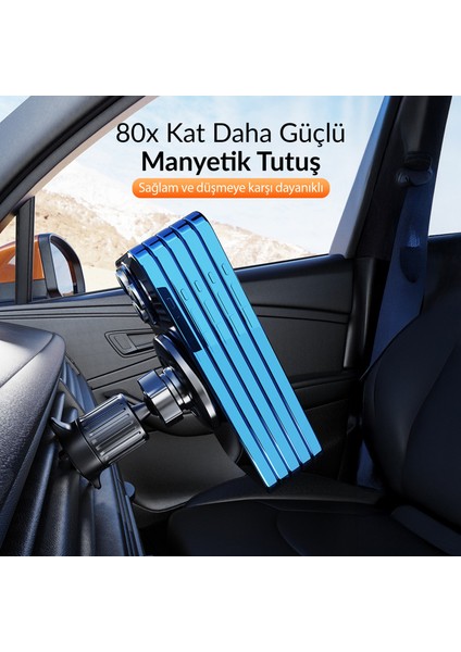 Magsafe Uyumlu Manyetik Araç Içi Telefon Tutucu