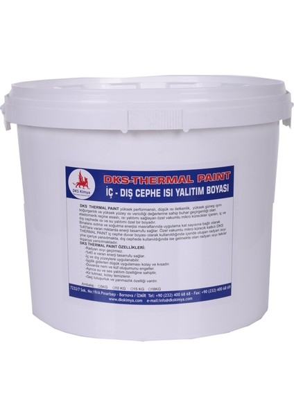 Thermal Paint Isı Yalıtım Boyası Beyaz 5 lt
