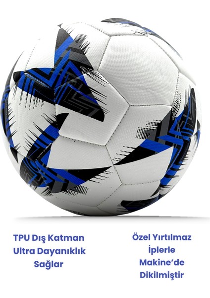 Futbol Topu Dikişli Çim ve Beton Zemin Pompa Hediyeli