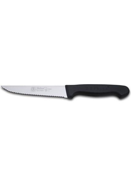 61005LZ - Lazerli Tırtıklı Sebze, Steak ve Biftek Bıçağı 12,5 cm Pop