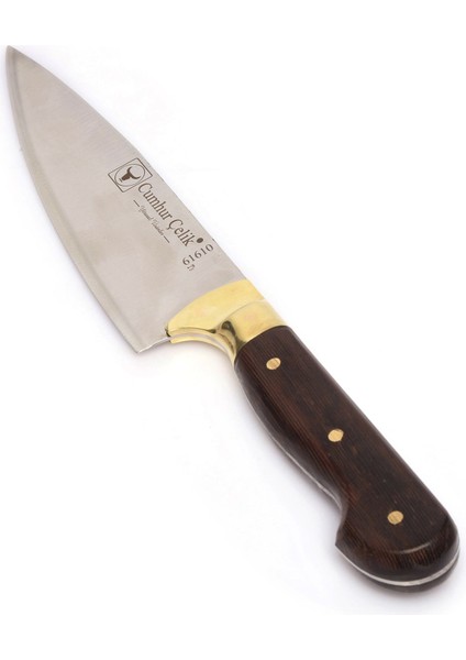 Sürmene Cumhur Çelik 61610 Şef Bıçağı 15,5 Cm, Venge Sap Pop