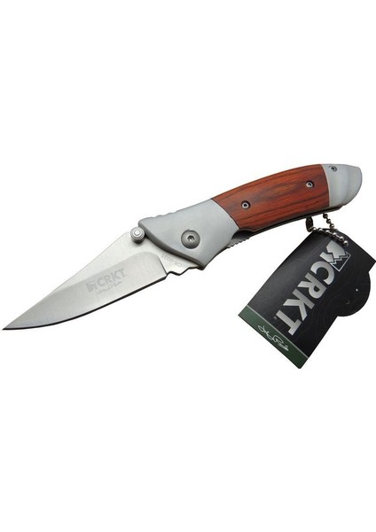 Crkt Cr 0035 Rd Kamp Çakı 18 cm - Metal & Gül Ağacı Saplı, Kılıflı, Kutulu Pop