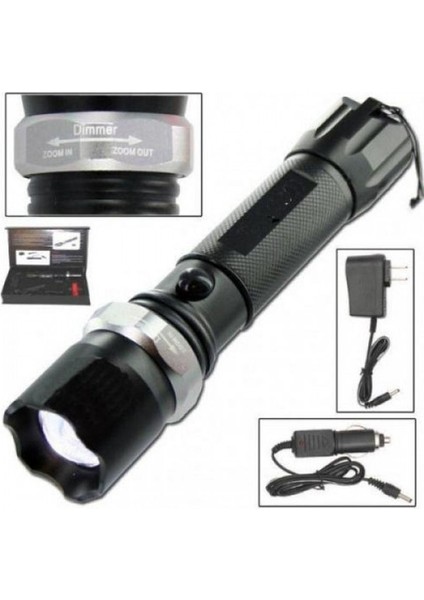 Zoomlu Şarjlı El Feneri F61873 Pop