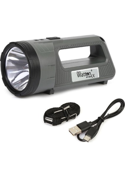 Güçlü Şarjlı Fener Masa Lambası WT-603 Pop