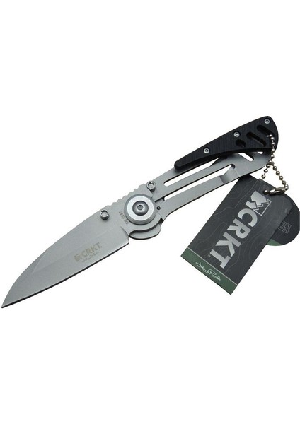 Crkt Cr 0087 Bk Kamp Çakı 18 cm - Metal Saplı, Otomatik, Kılıflı Pop