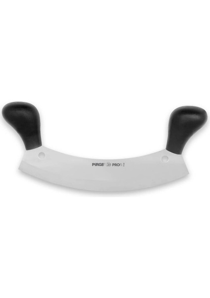 71120 Profi Kıyma, Pizza Satır, Zırh Bıçağı 26 cm - Siyah Çift Saplı Pop