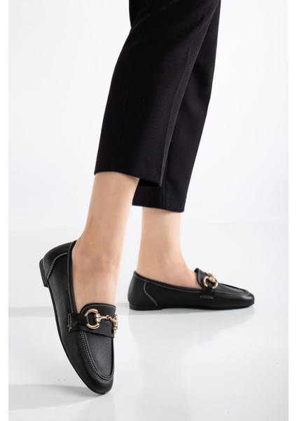 Suins Rody Hakiki Deri Taş Detaylı Kadın Babet Ayakkabı fiyatları