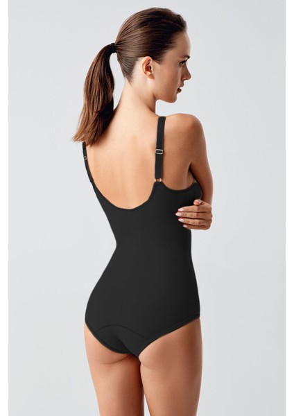 Kadın Korse Body Tüm Vücut Şekillendirici Toparlayıcı Askılı Siyah 369605 modelleri