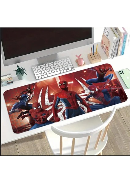 70X30 cm Örümcek Adam Temalı Kaydırmaz Taban Speed Yüzey Oyuncu Mouse Pad Gaming