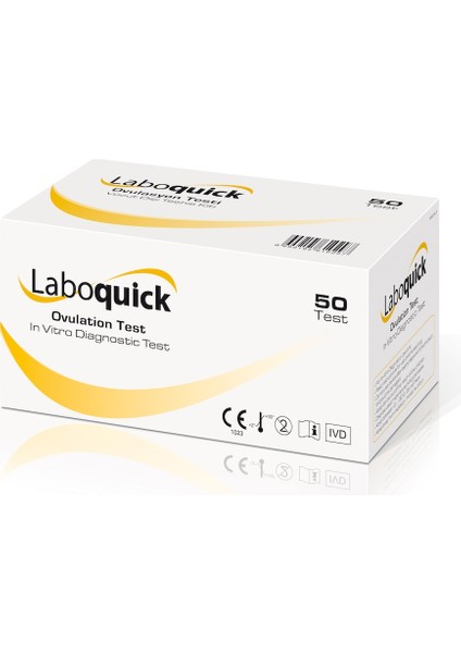 Ovülasyon Testi 50 Test + Ultra Erken Hamilelik Testi 1 Test x 5 Paket