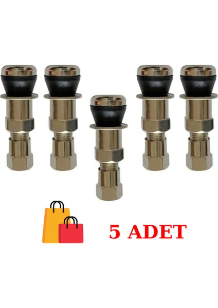 Çelik Sibop Oto Çelik Sibop 5 Adet Iğne ve Kapaklar Dahil