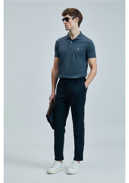 Laon Smart Erkek Polo Tişört Siyah