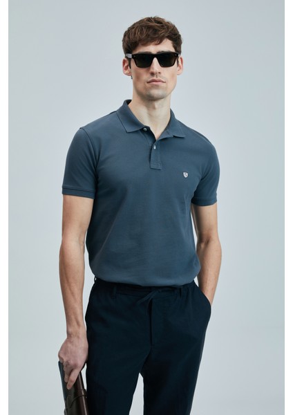 Laon Smart Erkek Polo Tişört Siyah