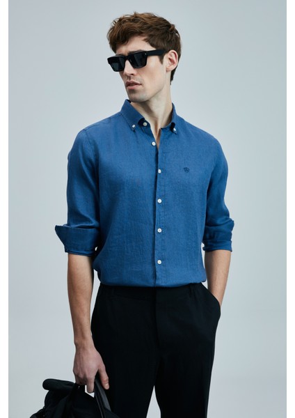 Pitaya Erkek Basic Gömlek Comfort Slim Fit Siyah fırsatları