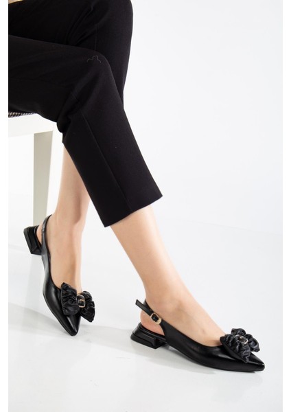 Suins Cruze Fiyonklu Kadın Babet Ayakkabı