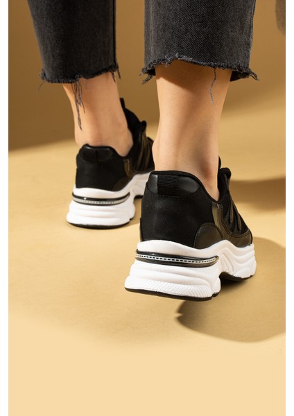 Bağcıklı Rahat Taban Kadın Sneakers 36-873-25