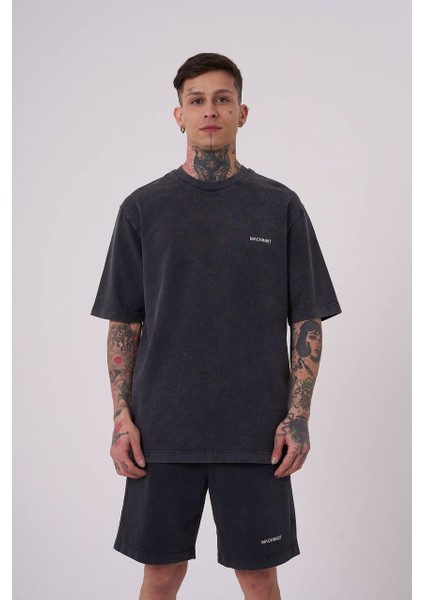 0 Yaka Washıng Luxury Relaxed Erkek T-Shirt modelleri