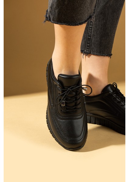 Bağcıklı Rahat Taban Kadın Sneaker 59-685-25 fiyatları