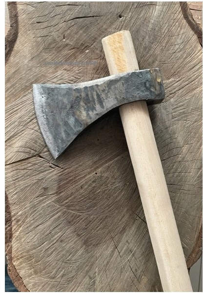 Dövme Çelik Odun Baltası Odun Yarma Baltası El Yapımı 2000GR Saplı