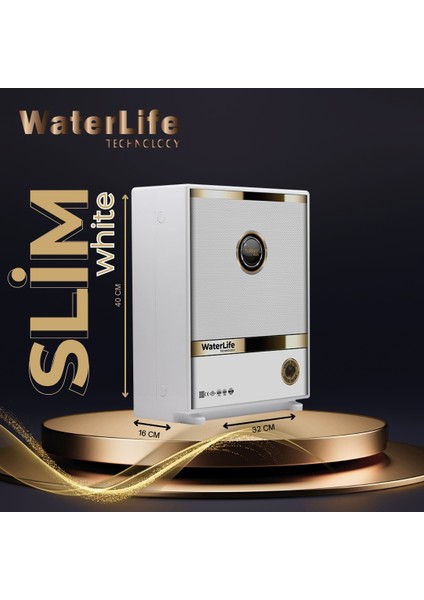 WATERLIFE Technology – Slim White Pompasız (13 Aşama + pH + Mineral + Alkali) fiyatları