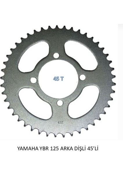 Yamaha Ybr 125 Arka Dişli 45’li