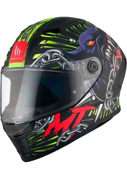 mt Stinger 2 Solid A12 Kapalı Kask