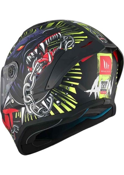 mt Stinger 2 Solid A12 Kapalı Kask