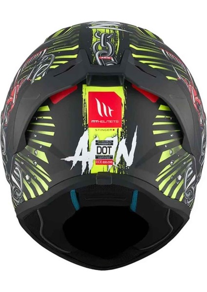 mt Stinger 2 Solid A12 Kapalı Kask