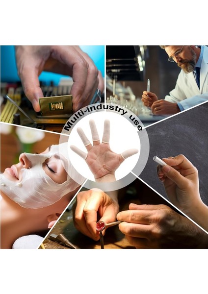 Lateks Parmak Ucu Eldiven Sarı 100 Adet fırsatları