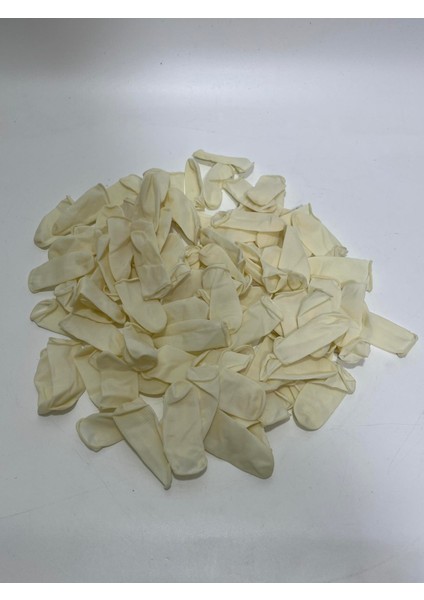 Anti-Statik Lateks Parmak Ucu Eldiven Beyaz 100 Adet indirimleri