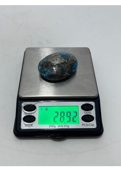 Okyanus Temalı Doğal Kabaşon Firuze Taşı 114,7 Karat - Turkuaz Taşı 28,91 Gram indirimleri