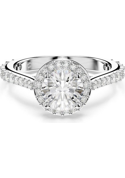 5717931 Swarovski Yüzük Re Una:rıng Rnd Angelıc Whıte/rhs 60
