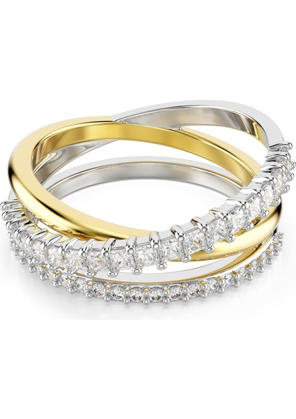 5714163 Swarovski Yüzük Re Hyperbola:rıng 3 Band Whıte/mıx 55