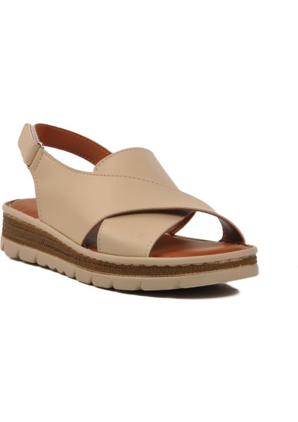 Bej Cırtlı Kadın Sandalet 492129 Z modelleri