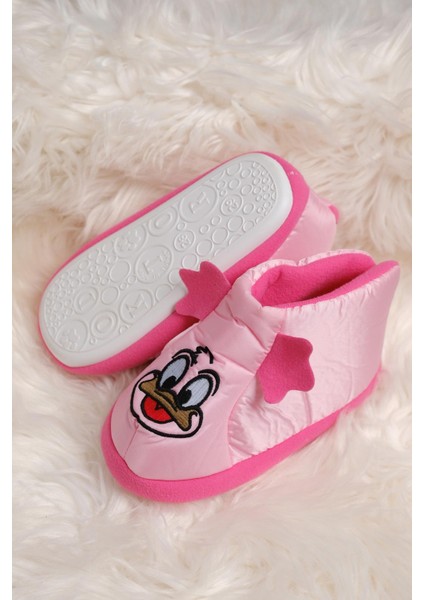 Karakter Nakışlı Kaydırmaz Taban Termal Isı Kreş Ev Okul Ayakkabısı Bebek Çocuk Panduf Ev Botu modelleri