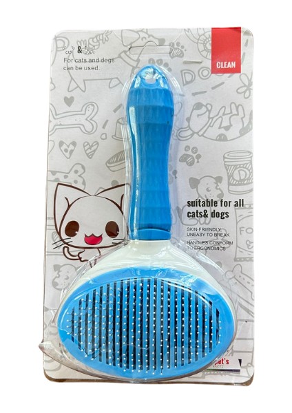 Otomatik Kedi Köpek Fırçası Basmalı