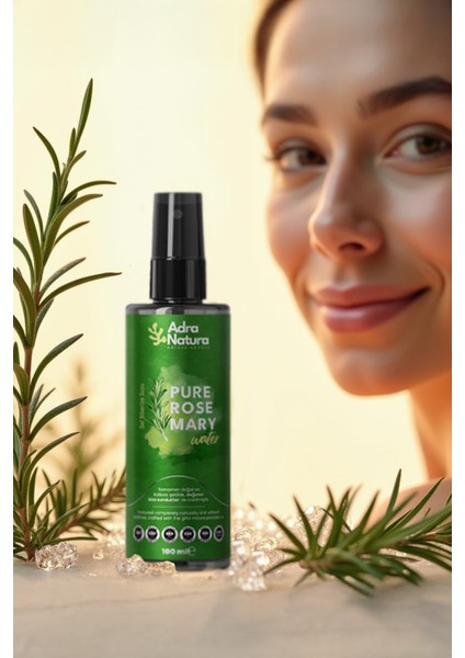 Günlük Rutin Paketi - 4x Saf Biberiye Suyu - Pure Rosemary Water , 4\'lü Avantaj Paketi