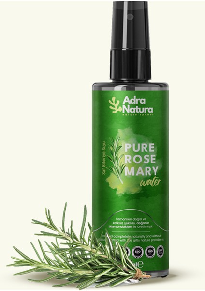 Günlük Rutin Paketi - 4x Saf Biberiye Suyu - Pure Rosemary Water , 4\'lü Avantaj Paketi