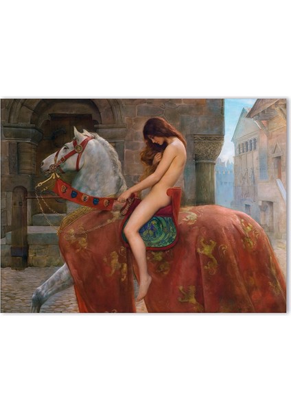 “Godiva’nın Cesareti” Klasik Leydi Godiva Tablosu modelleri